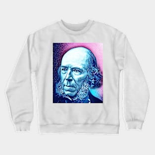 Herbert Spencer Snowy Portrait | Herbert Spencer Artwork 13 Crewneck Sweatshirt